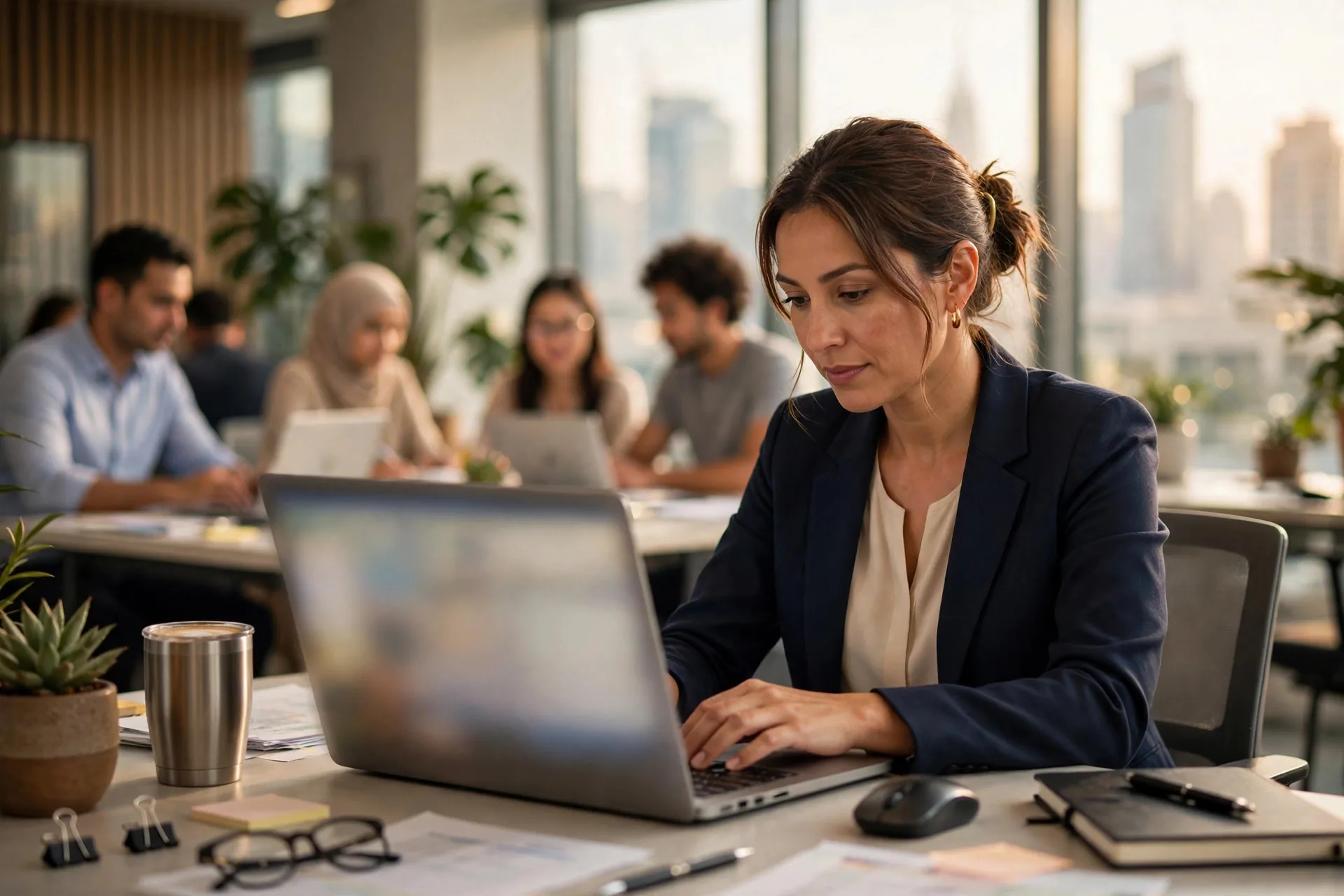 Processing monthly WPS payroll for a UAE company